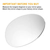 BMW MINI COOPER F54 / F55 / F56 Right Side Mirror Glass White Heated
