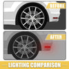 Honda Civic (2016-2021) - 2 x Red Black Covers Rear LED Side Marker Light