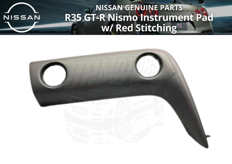 Nissan GT-R Nismo Instrument Pad Panel Black w/ Red Stitch