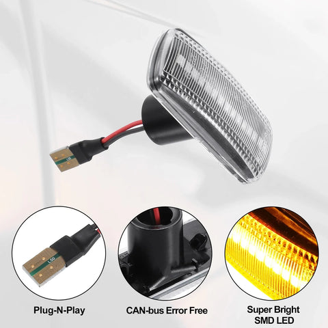 Dodge Ram 3500 Laramie LED Side Indicator Repeater Lights