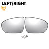 Kia Optima Heated Left Right Side Mirror Glass w/ Backing Plate (2011-2015)