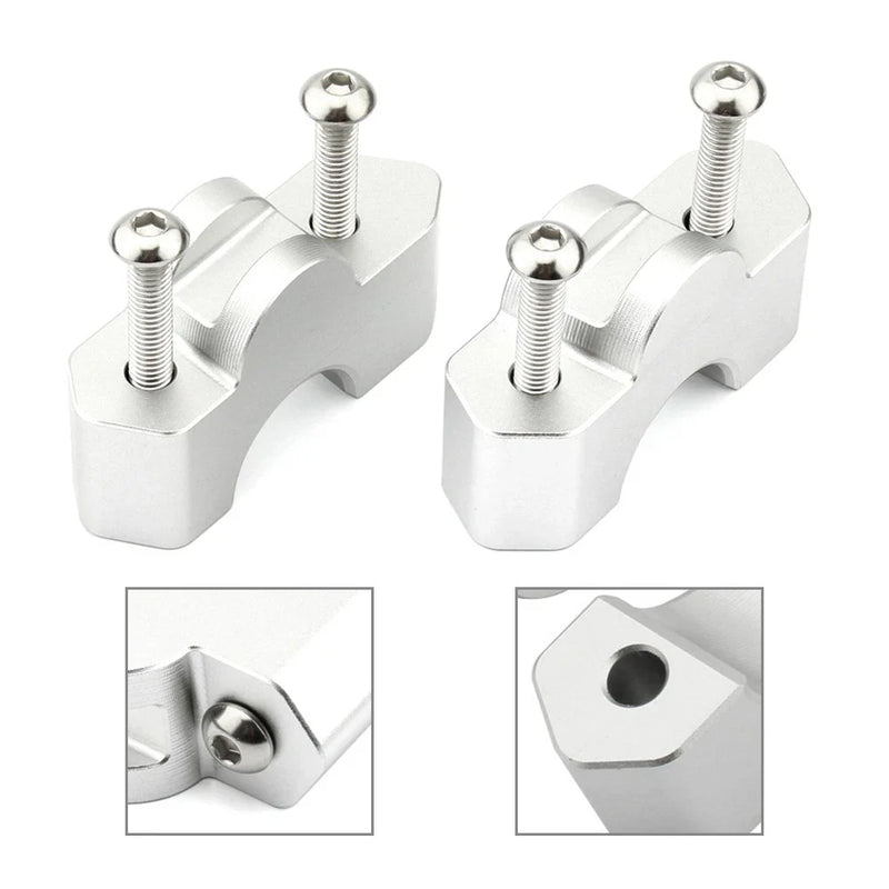 BMW R 1300 GS (2023-2024) Silver Handlebar Riser Clamp