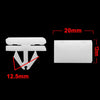 Ford 10 x White Car Body Plastic Rivet Fasteners