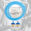 CRF50 / 70 / 90 Honda ATV Blue Motorcycle Fuel Line Clamps with 2 Fuel Filters