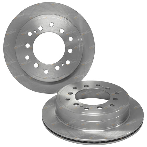Toyota Landcruiser Prado KZJ95 RZJ95 VZJ95 2 x Rear Brake Rotors (1996–2002)
