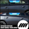 Dodge Charger 4 x ABS Glossy Black Door Handle Covers Trim (2011-2021)
