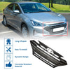 Hyundai Elantra (2019) - Black Chrome Silver Tone Front Upper Bumper Grille