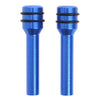Car 4x Blue Aluminum Door Lock Knob Pins
