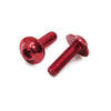 30pcs Universal Red M6 x 20mm Motorcycle Metal Fairing Hexagon Bolts Screws
