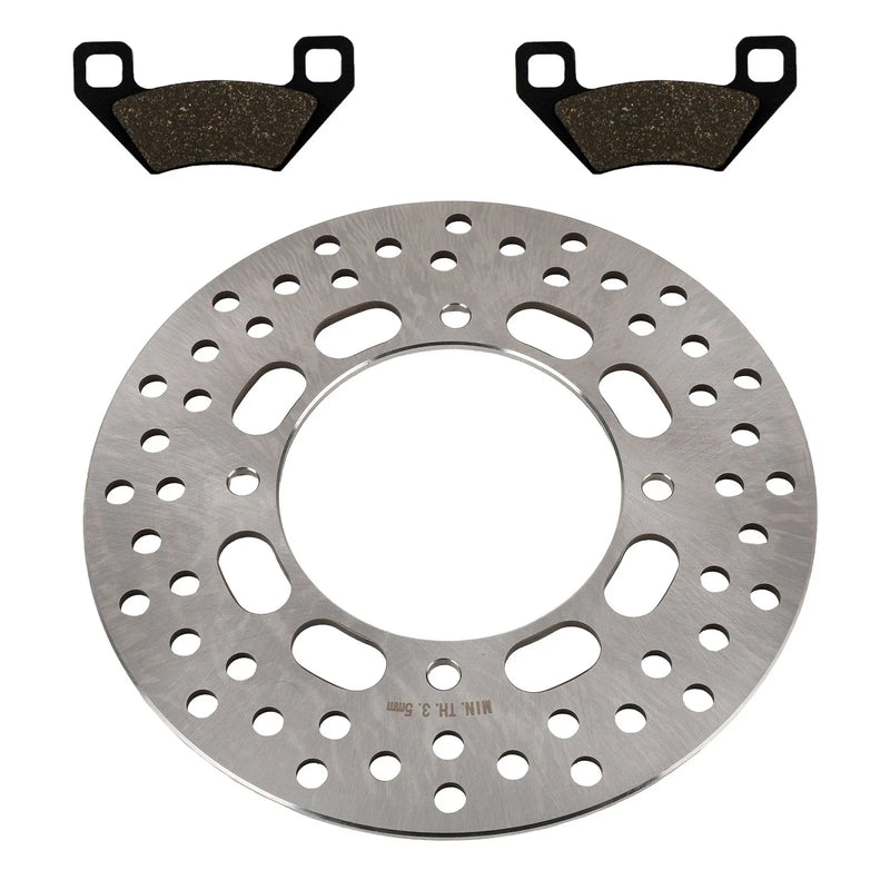 Arctic Cat Alterra 500 4x4 Rear Brake Rotor & Semi-Metallic Pads (2017–2018)