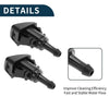 Chrysler Aspen 1 Set Front Windshield Washer Nozzles (2007-2009)