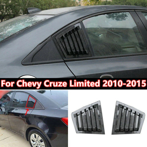 Chevy Cruze Limited Carbon Fiber Vent Window Scoop Trim (2010–2015)