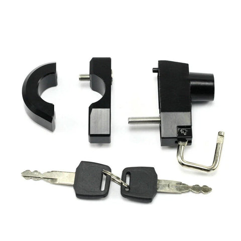 HARLEY-DAVIDSON XL 883 1200 25mm CNC Handlebar Helmet Lock w/Keys