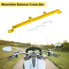 Motorcycle Balance Bar Handlebars 10mm/0.39 Dia Gold Tone