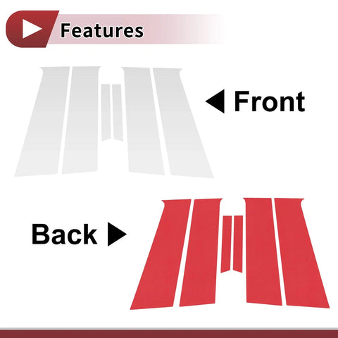 Chevrolet Aveo Sedan Silver Tone Door Pillar Window Trim (2011-2014)