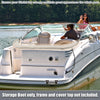 Boat Boat Bimini Top Storage Boot / 97–103 in / Beige 600D Polyester Sock