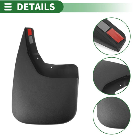 Chevrolet Silverado Mud Flaps Splash Guards (2014-2018)