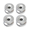Silver Motorcycle Trunk Base Plate Tail Box Pad Bracket Spacer
