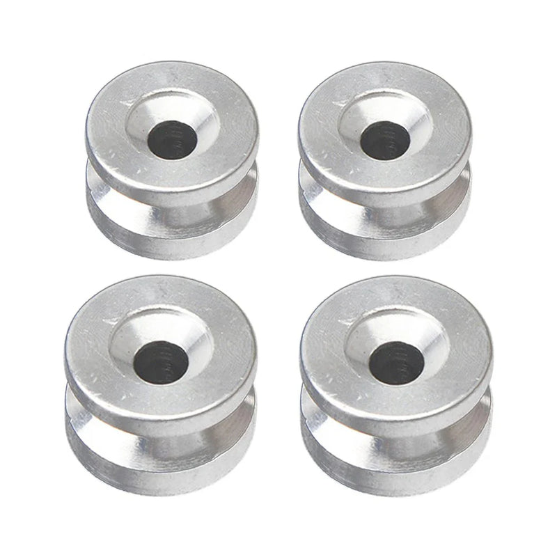 Silver Motorcycle Trunk Base Plate Tail Box Pad Bracket Spacer