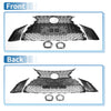 Lexus ES350 2019-2021 Black Facelift F-Sport Front Hood Bumper Grille