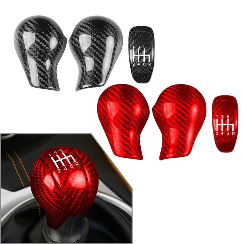 Nissan 370Z Z34 Carbon Fiber Gear Shift Knob Cover Trim (2009-2018)