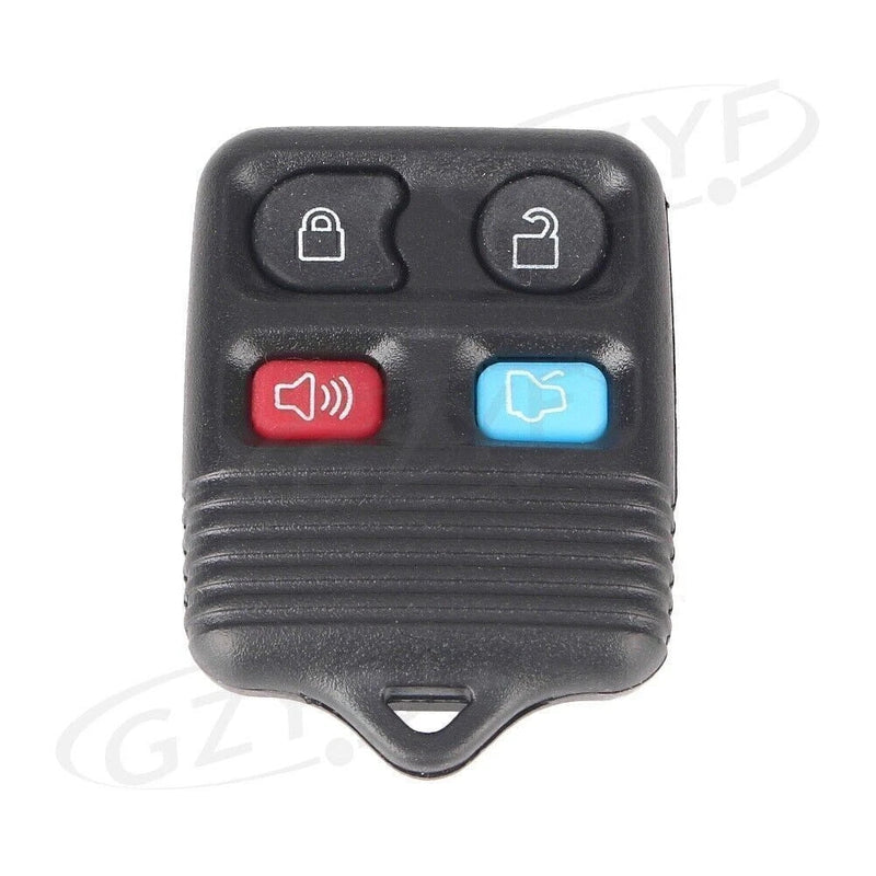 Ford Mercury 4 Button Keyless Remote Control Key Shell Cover (2000-2010)