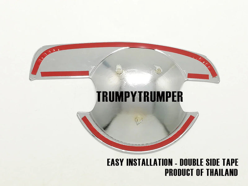 Nissan Navara D40 Chrome Door Handle Cover Insert Bowl Trim (2005-2015)