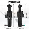 Mercedes-Benz E350 E550 E63 AMG Front Left Right Headlight Washer Nozzles