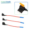 3 x Car Fuse Tap with 3 x 5A Mini Low Profile Fuses  (N/A)