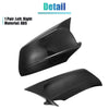 BMW 1 x Pair Door Wing Rearview Side Mirror Cover Cap Carbon Fiber Pattern