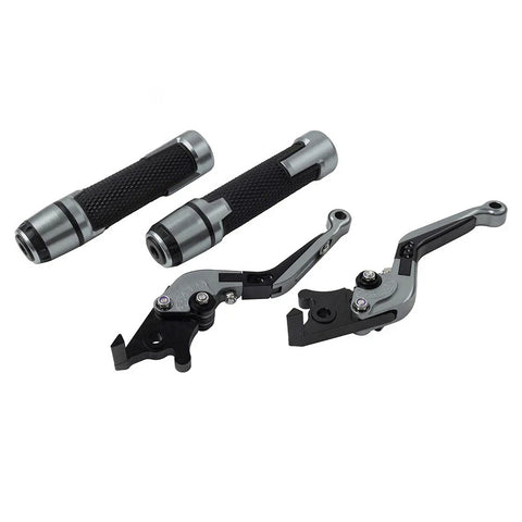 Suzuki GSR750 GSXR600 CNC Brake Clutch Levers & Handlebar Grips Set (2011-2016)