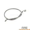 Harley Softail Street Bob FXBBS 25.5" Silver Brake Line (2021-2023)
