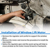 Mazda 3 L4 2.0L / 2.3L Power Window Regulator Lift Motor (2004-2009)