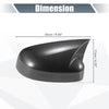 Ford Focus RS ST Rearview Mirror Cover Overlay 2 x Carbon Fiber Pattern