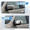 Chevrolet Colorado Pair Outer Chrome Plated Mirror Cover Cap (2015 - 2021)