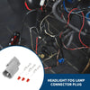 Toyota 3 Pin Headlight Fog Lamp Connector Plug Male Wire Terminal