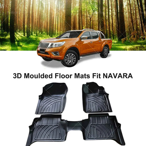 Nissan Navara NP300 D23 TPE Waterproof Floor Mats (2014-2019)