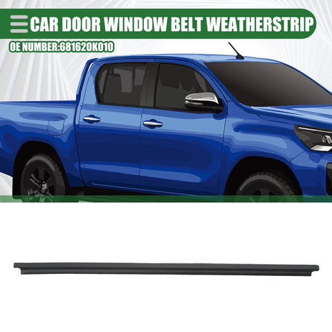 Toyota Hilux Front Right Door Window Belt Weatherstrip (2005–2014)