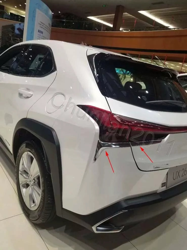 Lexus UX 200 250h Chrome Rear Tail Light Eyelid Lamp Cover Trim (2019-2023)