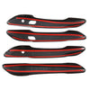Hyundai Elantra 4pcs Carbon Fiber Exterior Side Door Handle Covers (2021)