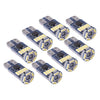 Car Interior 8Pcs 15-SMD LED White Dome Map Lamp Bulbs