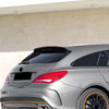 Benz CLA X117 Gloss Black Rear Window Spoiler Lip Trim (2013-2019)