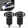 7/8" Motorcycle Dirt Bike Handlebar Grip End Cap Plug Slider - Black
