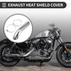 Universal Motorcycle Exhaust Muffler Pipe Heat Shield Curved 265x55mm