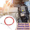 Boat Throttle Control Cable 700cm 24FT 33C/3300 Red with Fastening Head