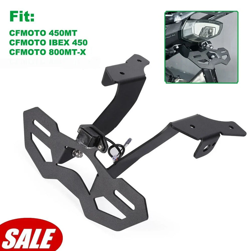 CF-MOTO 450MT 800MT-X Tail Tidy Plate Holder Fender Eliminator (2023–2024)