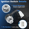 AGT-H15R DHKG-H15 Mini Excavator 4 PIN Ignition Switch Key Set