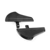 Harley Davidson Softail Black Rear Passenger Foot Pegs (2018-2025)