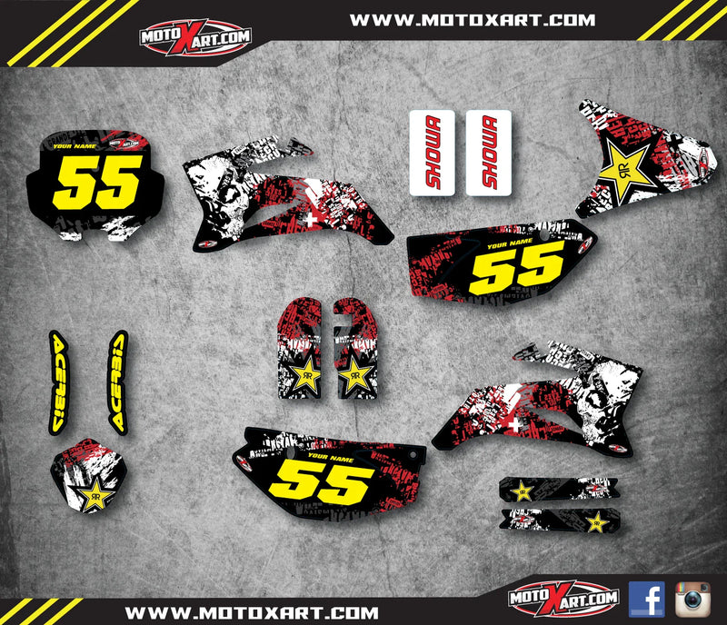 Pitster Pro LXR Custom Decal Kit Graphics Stickers (2009)