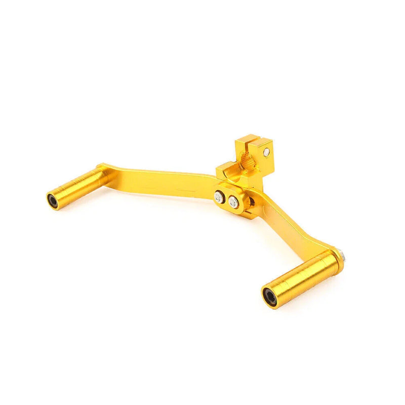 Make & Model Gold Aluminum Motorcycle Dual Way Gear Shift Lever Pedal